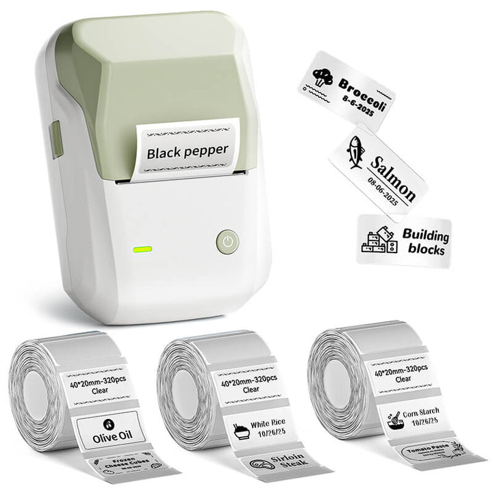 NIIMBOT B1 Inkless Thermal Label Printer, Create Professional Business Labels with Ease