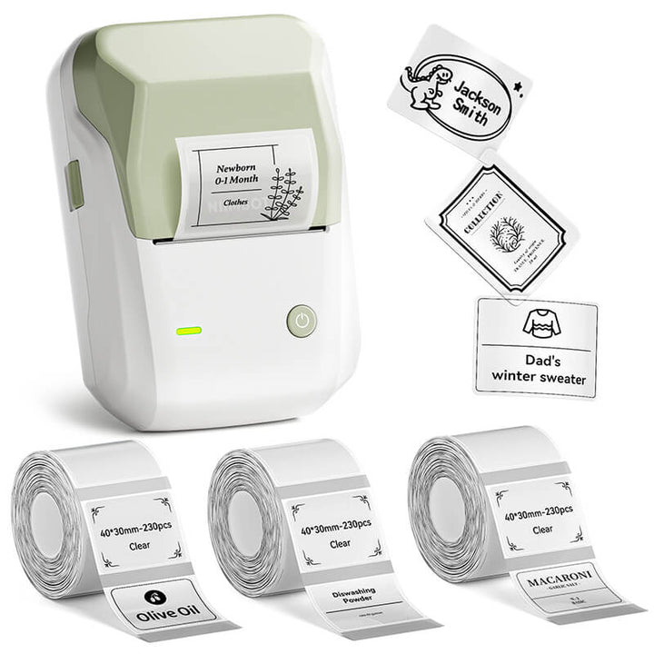 NIIMBOT B1 Inkless Thermal Label Printer, Create Professional Business Labels with Ease