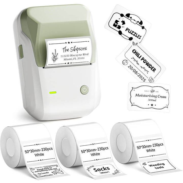 NIIMBOT B1 Inkless Thermal Label Printer, Create Professional Business Labels with Ease