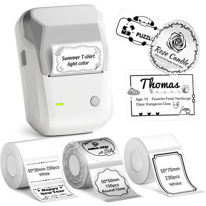 NIIMBOT B1 Inkless Thermal Label Printer, Create Professional Business Labels with Ease
