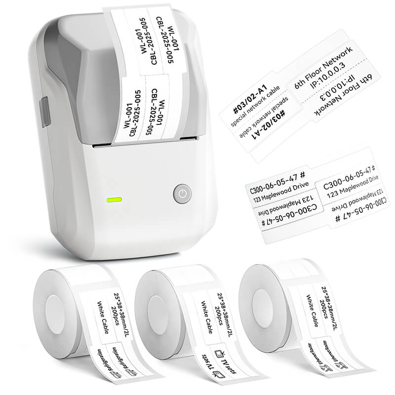 NIIMBOT B1 Inkless Thermal Label Printer, Create Professional Business Labels with Ease