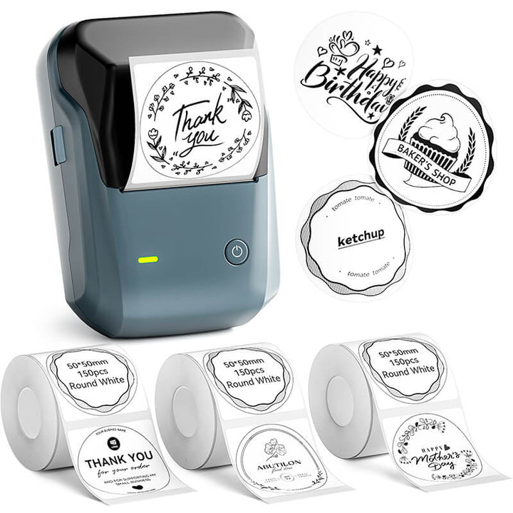 NIIMBOT B1 Inkless Thermal Label Printer, Create Professional Business Labels with Ease