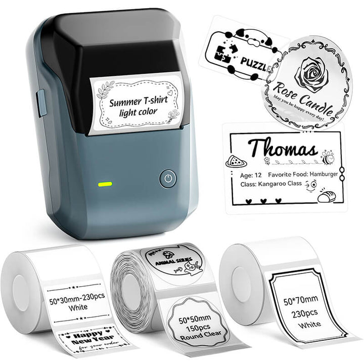 NIIMBOT B1 Inkless Thermal Label Printer, Create Professional Business Labels with Ease