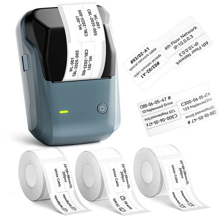 NIIMBOT B1 Inkless Thermal Label Printer, Create Professional Business Labels with Ease