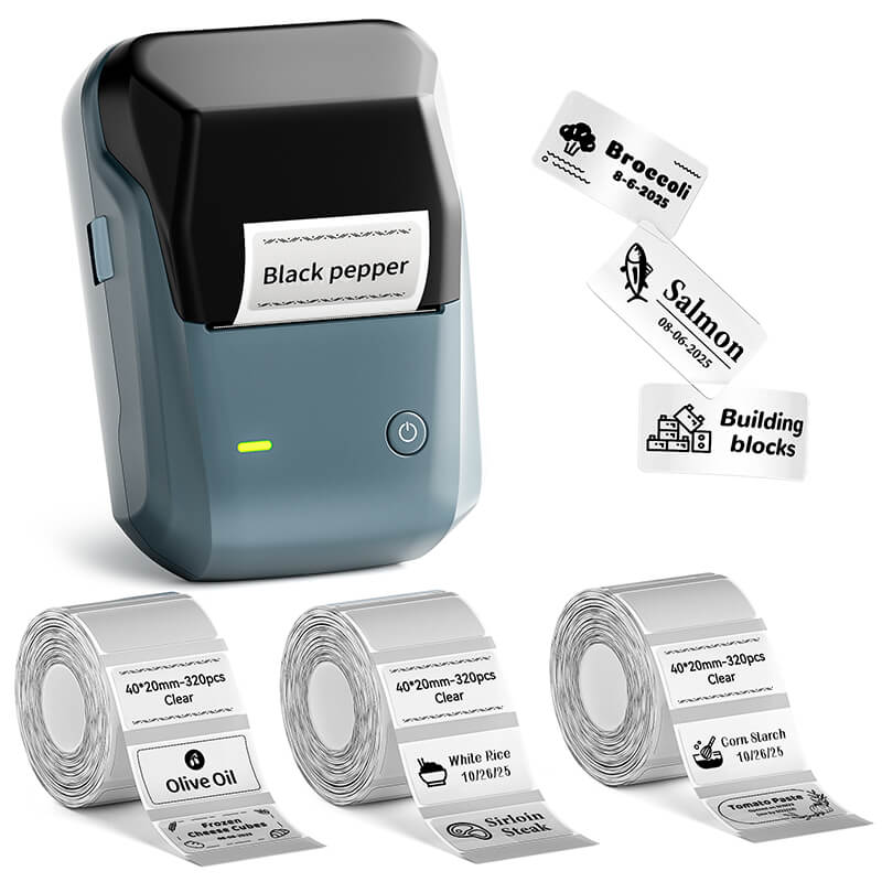 NIIMBOT B1 Inkless Thermal Label Printer, Create Professional Business Labels with Ease