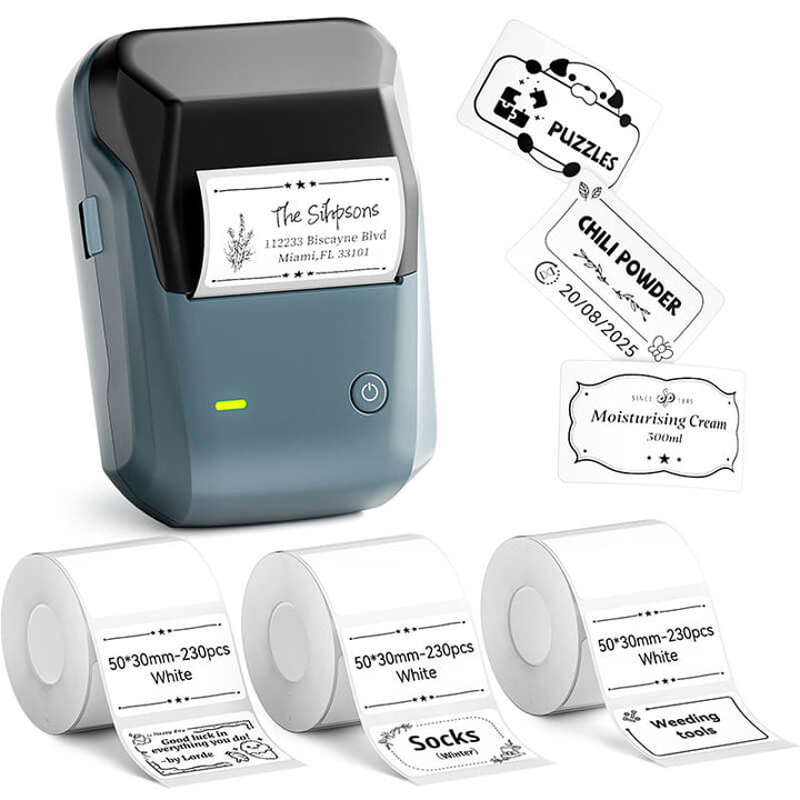 NIIMBOT B1 Inkless Thermal Label Printer, Create Professional Business Labels with Ease