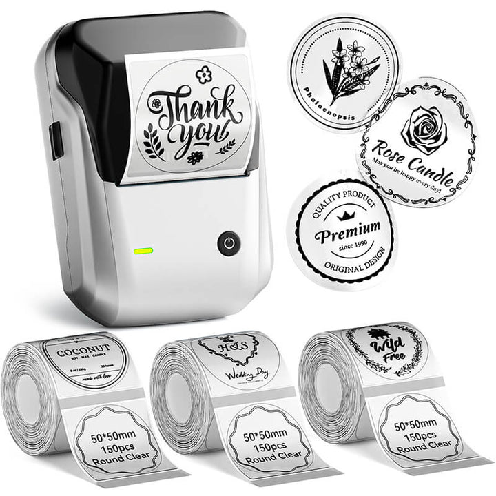 NIIMBOT B1 Inkless Thermal Label Printer, Create Professional Business Labels with Ease