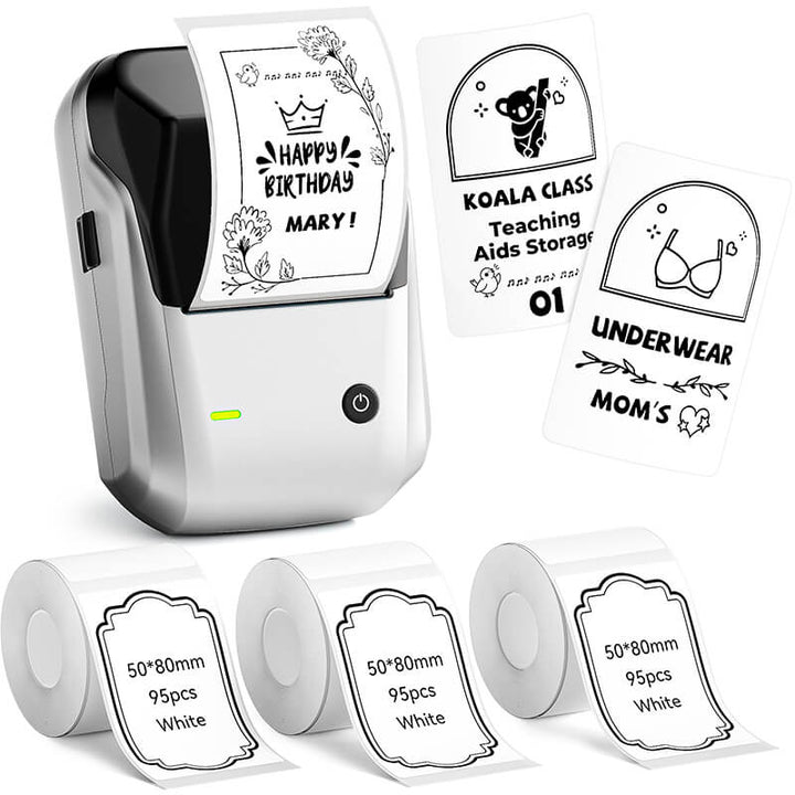 NIIMBOT B1 Inkless Thermal Label Printer, Create Professional Business Labels with Ease