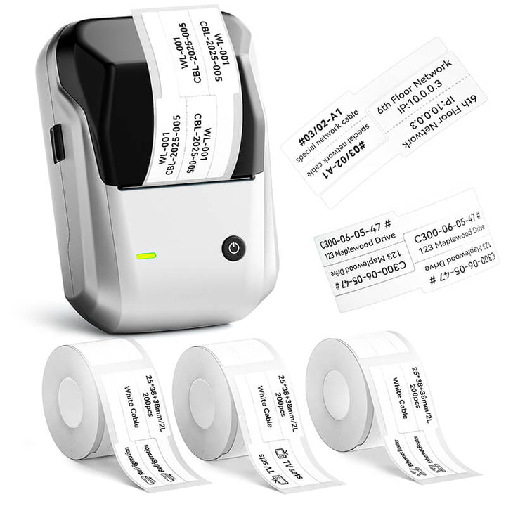 NIIMBOT B1 Inkless Thermal Label Printer, Create Professional Business Labels with Ease