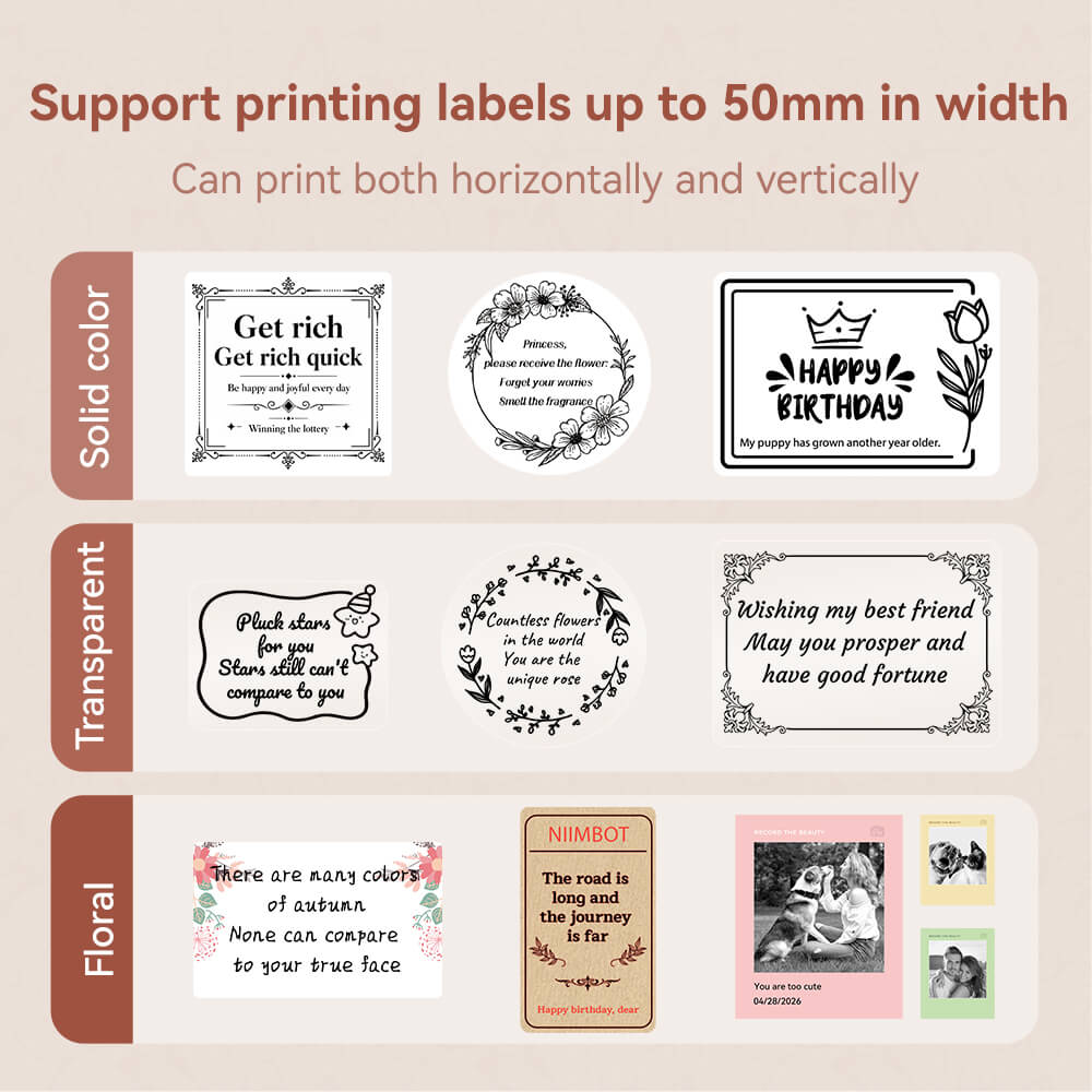 NIIMBOT B1 Pro Label Maker, 300DPI HD Label Printer, Ideal for Flower Price Tags