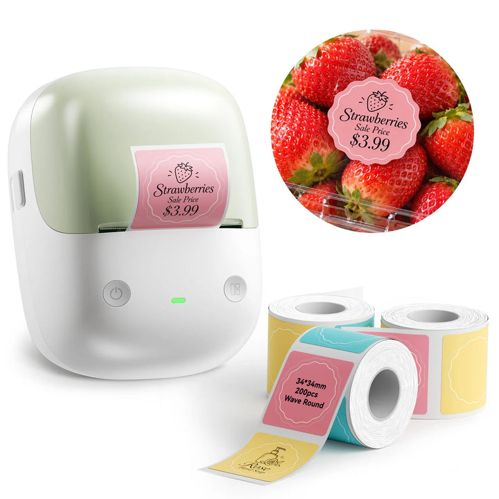 NIIMBOT B2 Label Maker, Thermal Label Printer, Portable Inkless Label Makers for Home/Office/Business