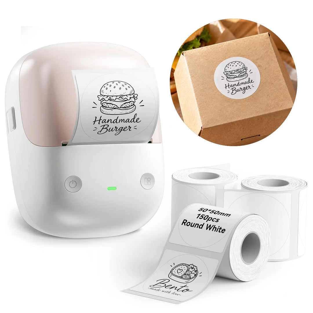 NIIMBOT B2 Label Maker, Thermal Label Printer, Portable Inkless Label Makers for Home/Office/Business