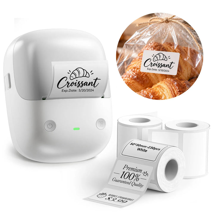 NIIMBOT B2 Label Maker, Thermal Label Printer, Portable Inkless Label Makers for Home/Office/Business