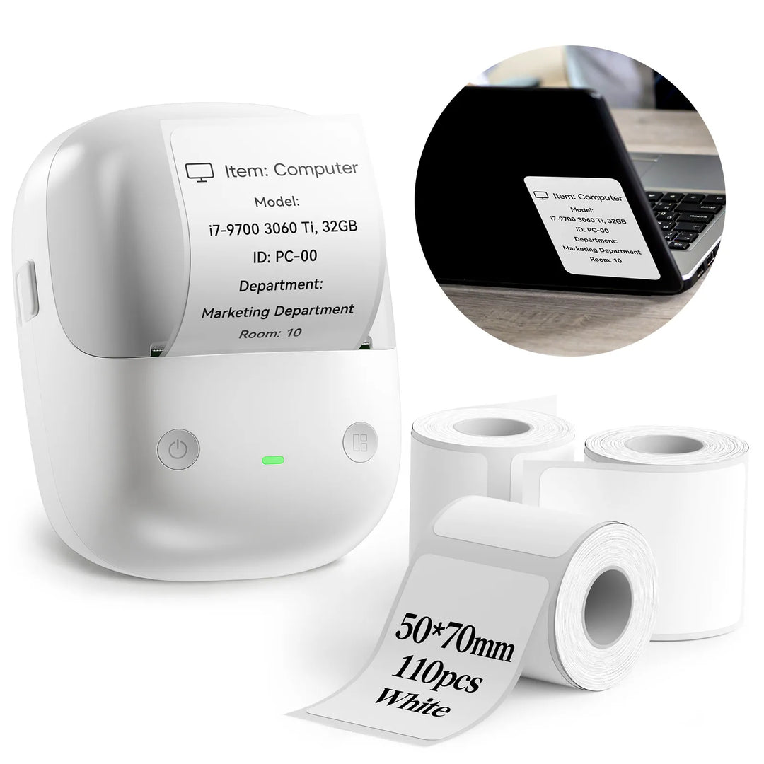 NIIMBOT B2 Label Maker, Thermal Label Printer, Portable Inkless Label Makers for Home/Office/Business