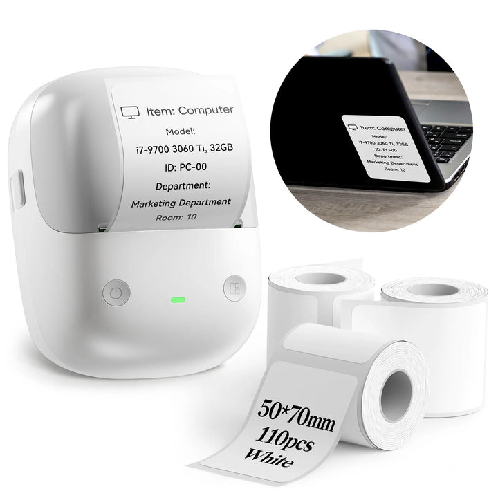 NIIMBOT B2 Label Maker, Thermal Label Printer, Portable Inkless Label Makers for Home/Office/Business
