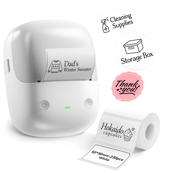 NIIMBOT B2 Label Maker, Thermal Label Printer, Portable Inkless Label Makers for Home/Office/Business