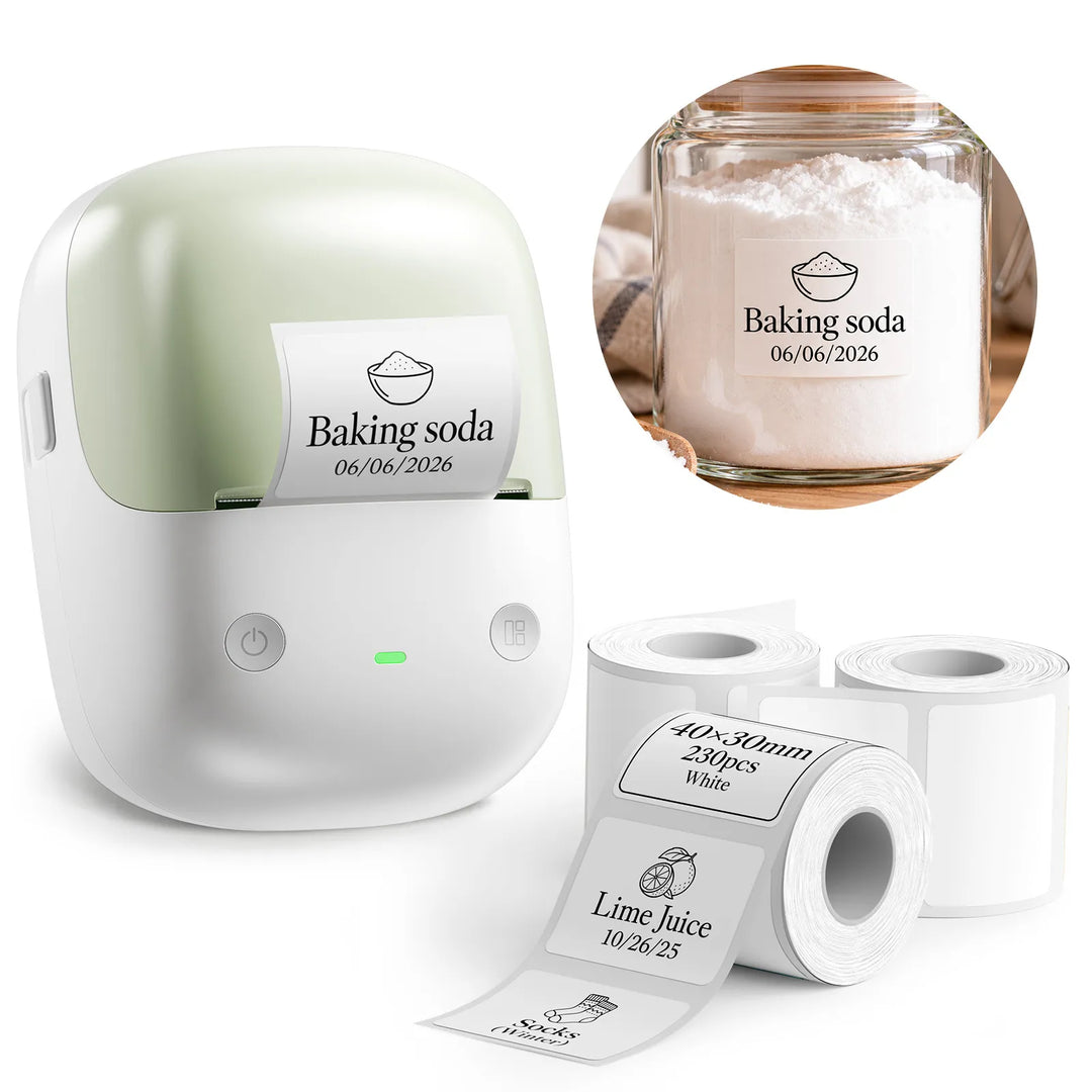 NIIMBOT B2 Label Maker, Thermal Label Printer, Portable Inkless Label Makers for Home/Office/Business