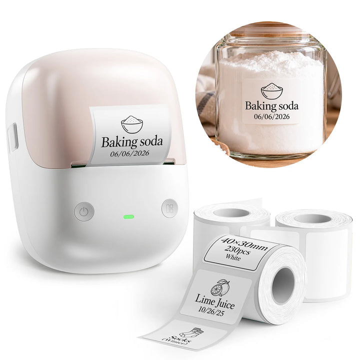 NIIMBOT B2 Label Maker, Thermal Label Printer, Portable Inkless Label Makers for Home/Office/Business