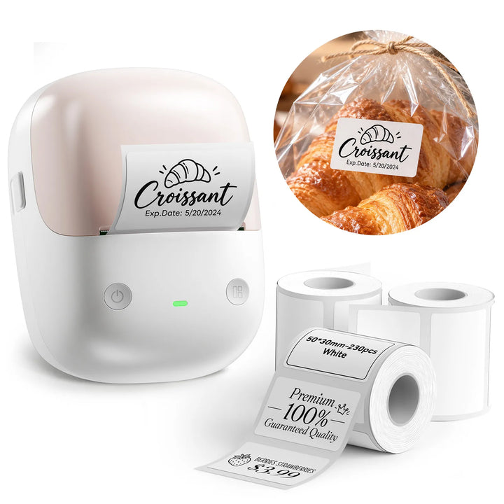 NIIMBOT B2 Label Maker, Thermal Label Printer, Portable Inkless Label Makers for Home/Office/Business
