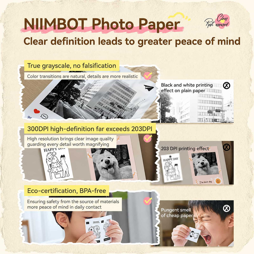 NIIMBOT B2 Pro 300 DPI High Definition, Portable Thermal Label Printer with Fun APP for Photos, Scrapbook, Home, School Organization