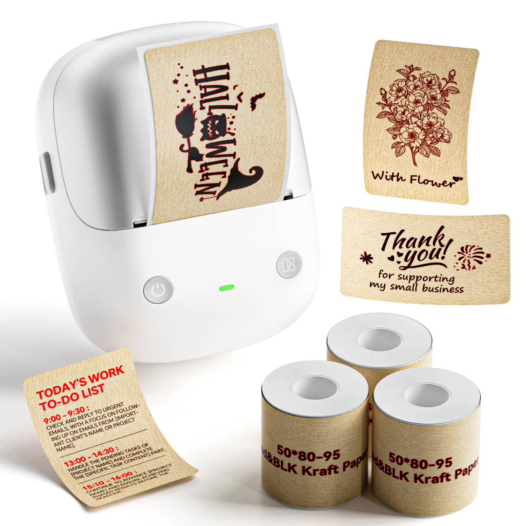 NIIMBOT B2 Pro 300 DPI High Definition, Portable Thermal Label Printer with Fun APP for Photos, Scrapbook, Home, School Organization