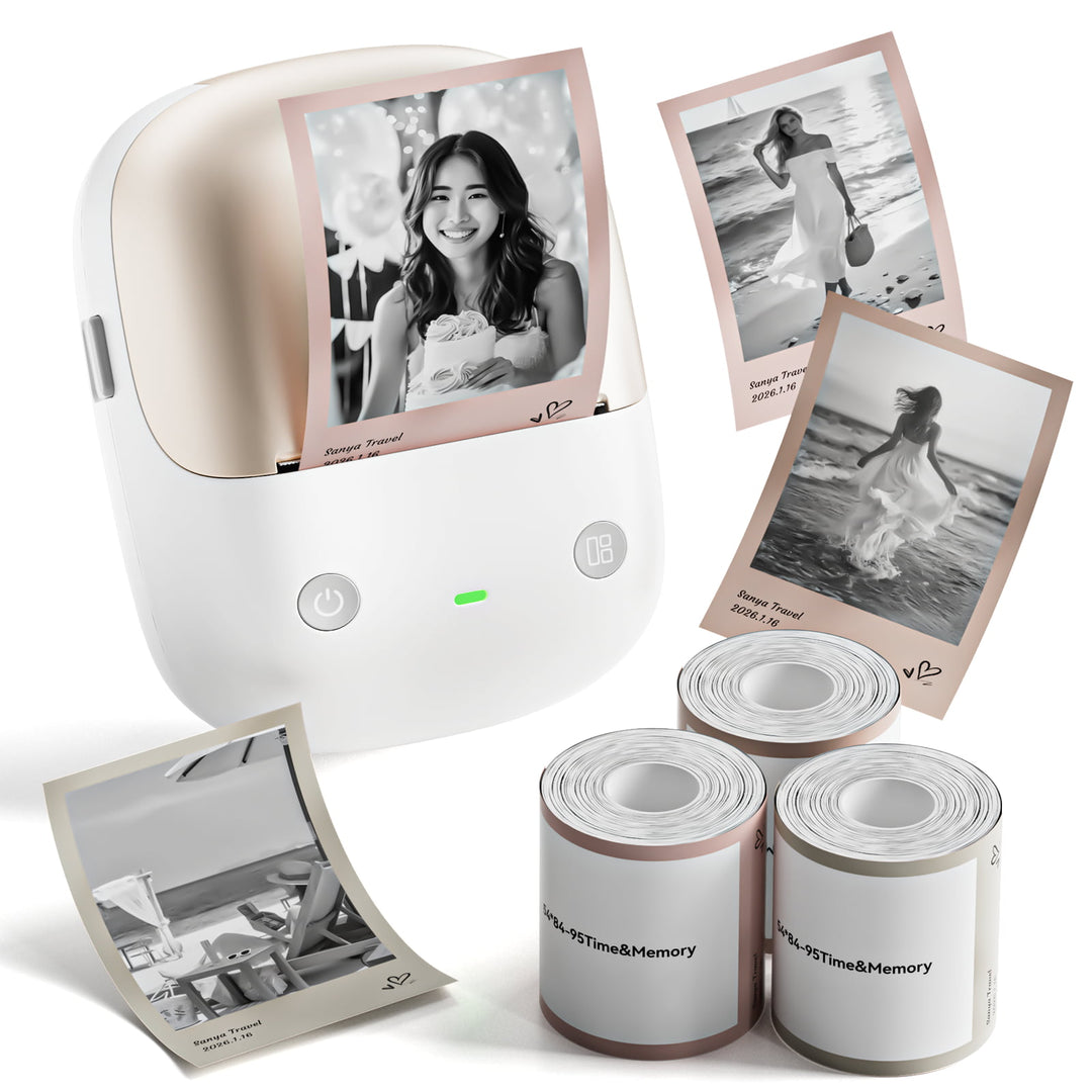 NIIMBOT B2 Pro 300 DPI High Definition, Portable Thermal Label Printer with Fun APP for Photos, Scrapbook, Home, School Organization