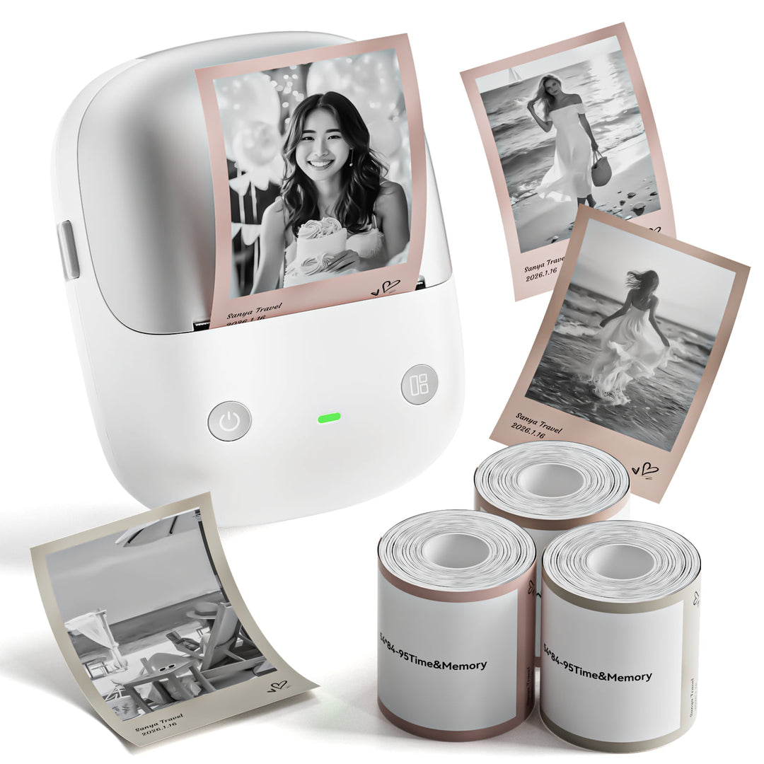 NIIMBOT B2 Pro 300 DPI High Definition, Portable Thermal Label Printer with Fun APP for Photos, Scrapbook, Home, School Organization