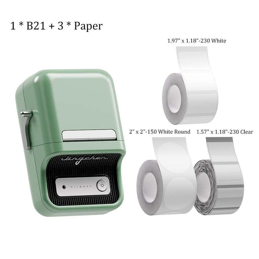 NIIMBOT B21 Label Printer and Paper Set - NIIMBOT