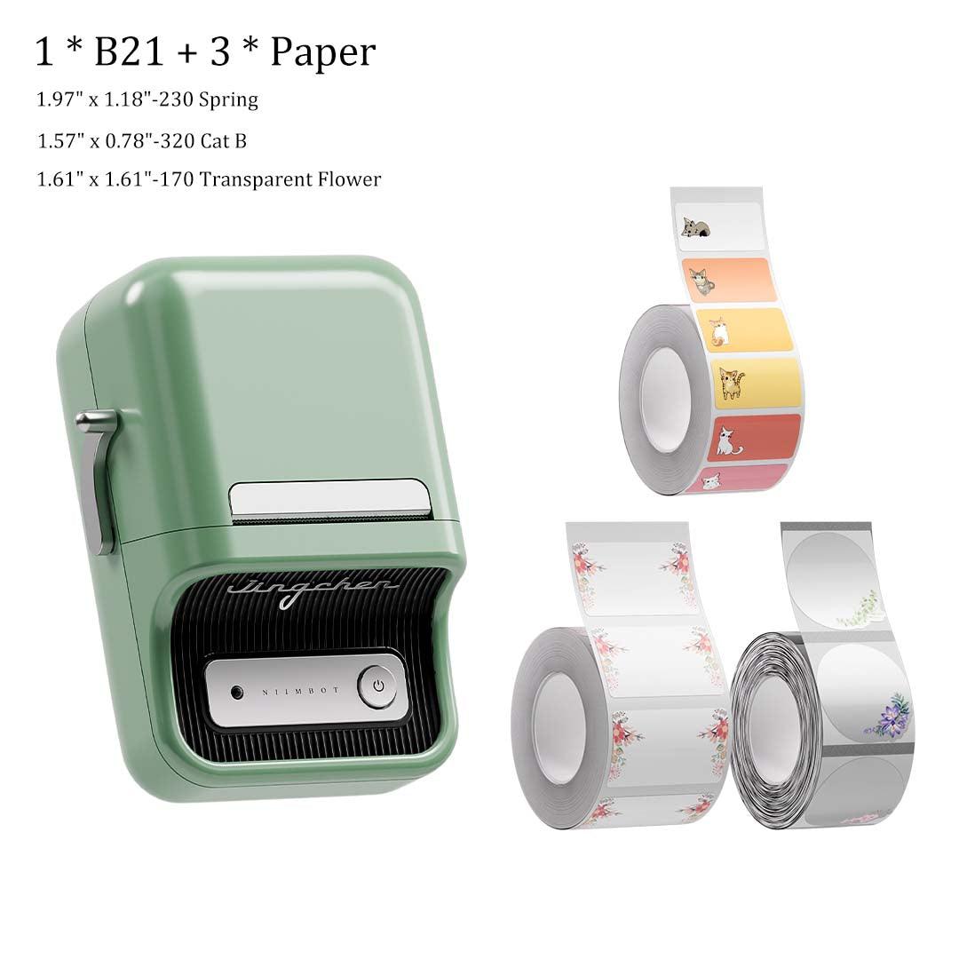 NIIMBOT B21 Label Maker and Label Tape Set - NIIMBOT