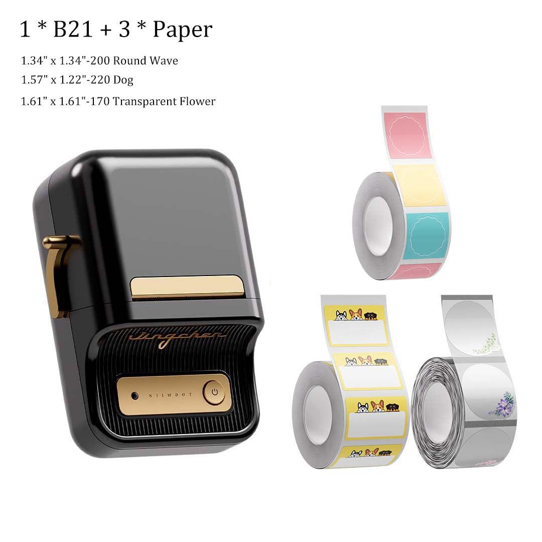 NIIMBOT B21 Label Maker and Label Tape Set - NIIMBOT