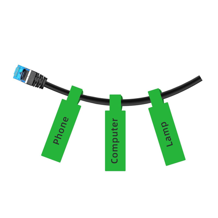 NIIMBOT Cable Labels 0.49" x 4.29"-65pcs (12.5 x 109mm)for D11/D110/D101 - NIIMBOT