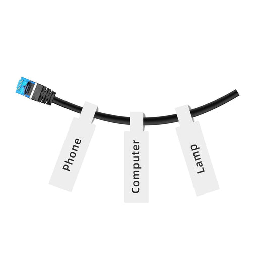NIIMBOT Cable Labels 0.49" x 4.29"-65pcs (12.5 x 109mm)for D11/D110/D101 - NIIMBOT