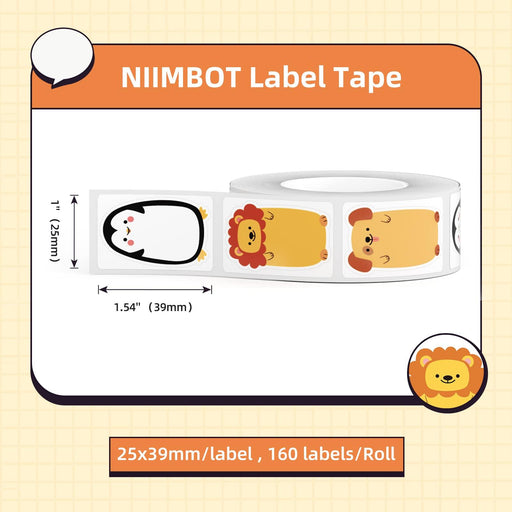 NIIMBOT Cute Color Label Tape for D101 - NIIMBOT