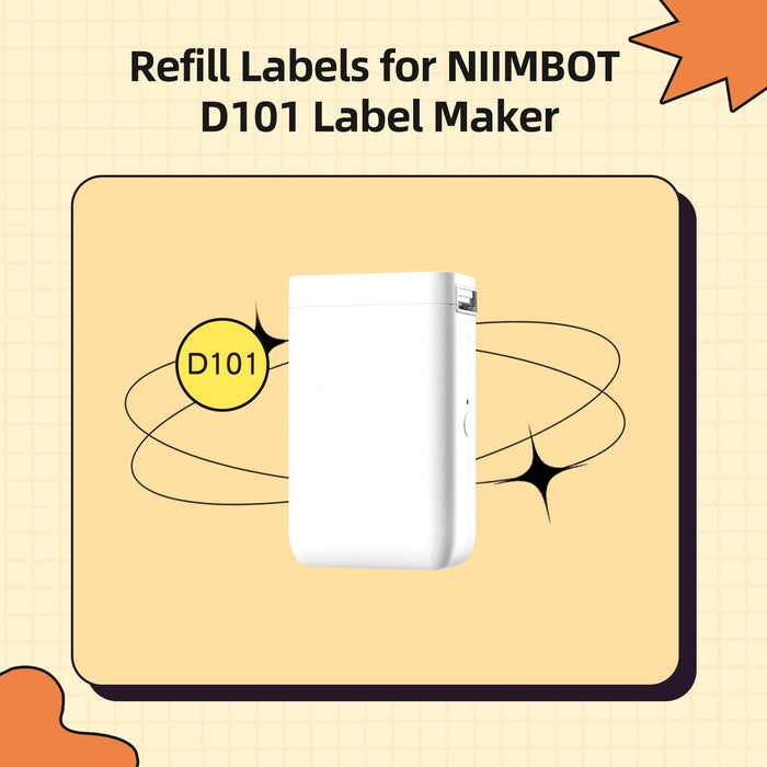 NIIMBOT Cute Color Label Tape for D101 - NIIMBOT
