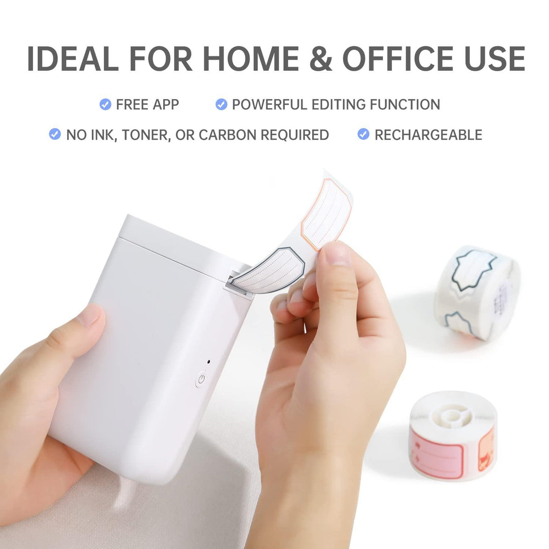 NIIMBOT D101 Etikettendrucker – Mini Pocket Thermo-Drucker, Kabellos, Für Aufkleber & Beschriftungen