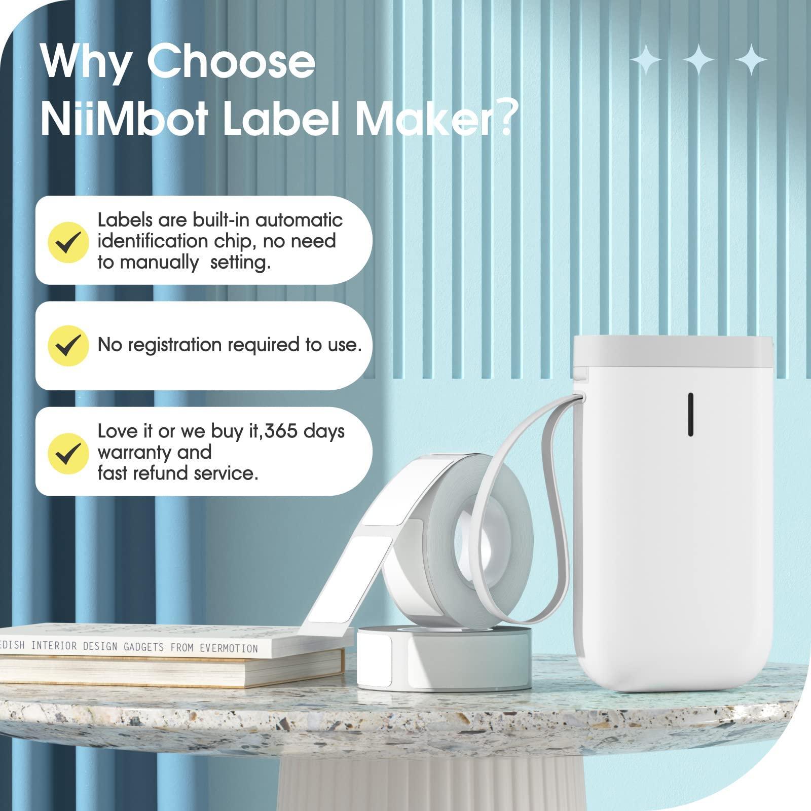 NIMBOT Portable Thermal Label Printer D11 White SEALED *BRAND NEW*