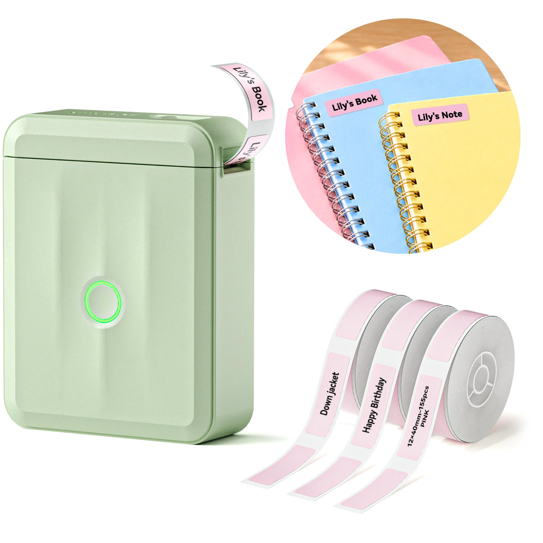 NIIMBOT D110 & D11 Bluetooth Thermal Label Maker for Home, Pantry, Small Business