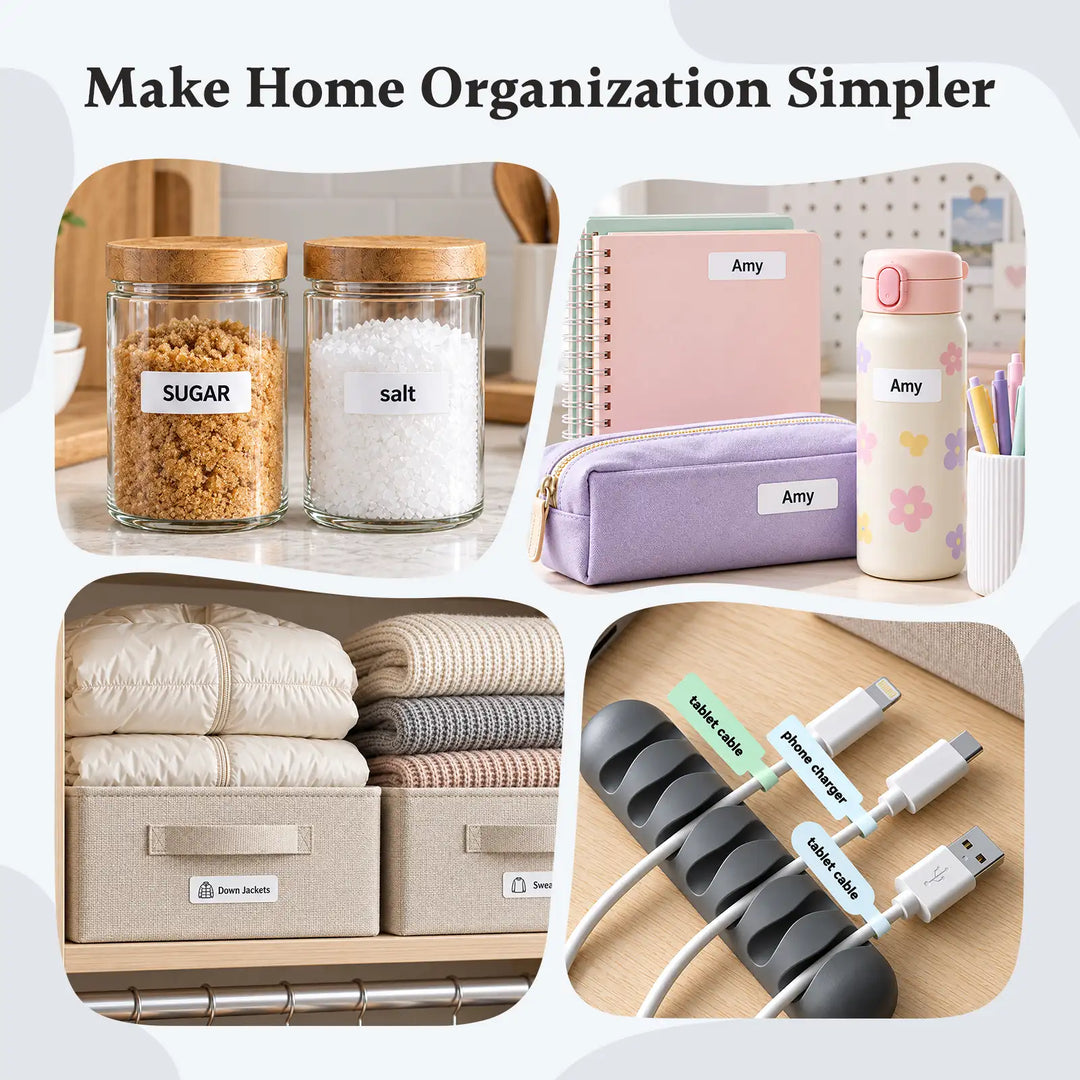 NIIMBOT D110 Label Maker Home Use Application Scenarios