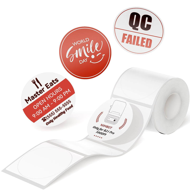 Photo Papers, Red&Black Labels for B21 Pro