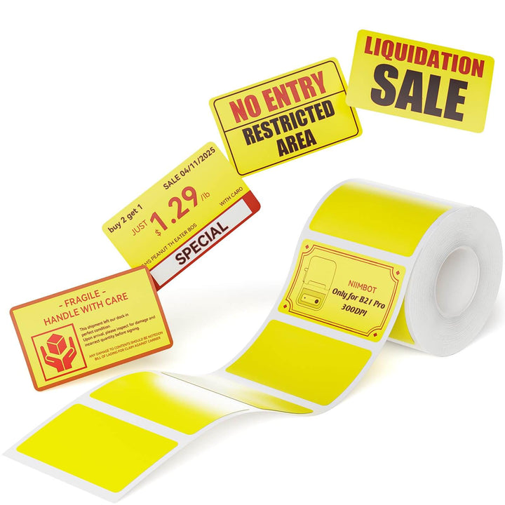 Photo Papers, Red&Black Labels for B21 Pro