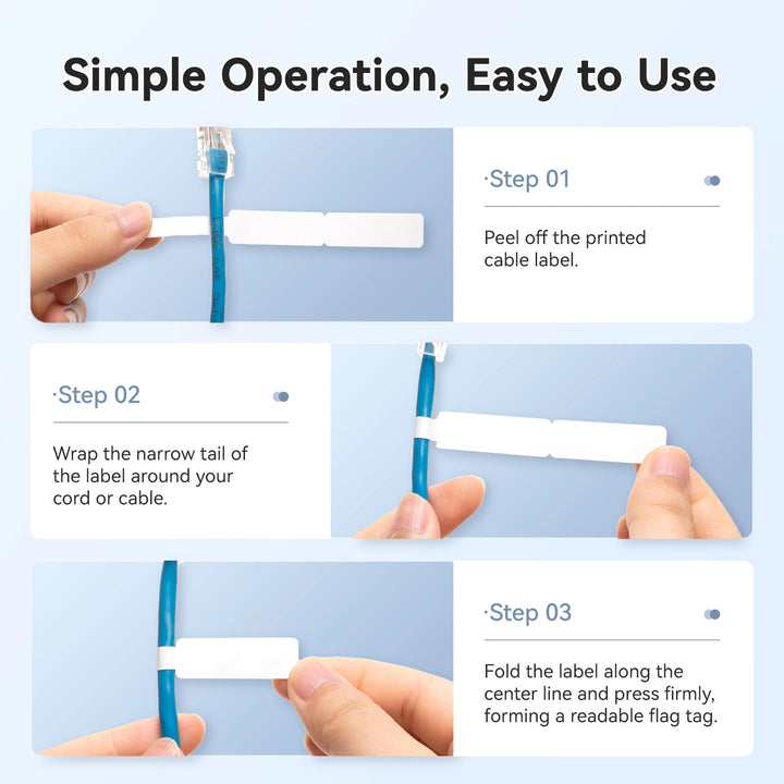 Cable Labels for D11, D110, D101