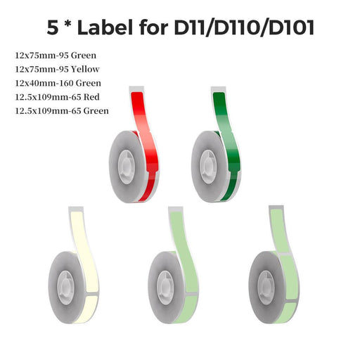 NIIMBOT Label Paper Set for for D11/D110/D101 - NIIMBOT