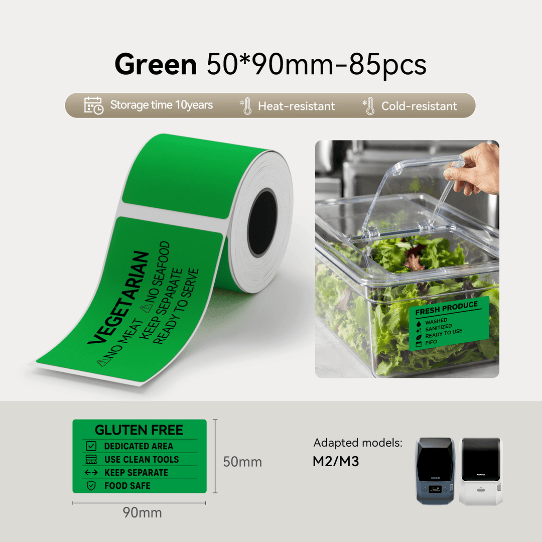 NIIMBOT M2 2-Inch Kitchen Label Maker for Food Prep, Storage & Kitchen Management
