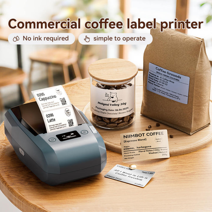 niimbot m2 coffee label maker smart