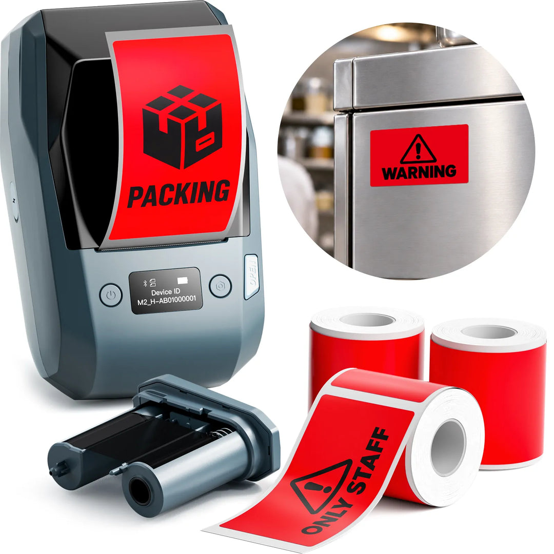NIIMBOT M2 Thermal Transfer Label Maker for Commercial Kitchen & Food Prep