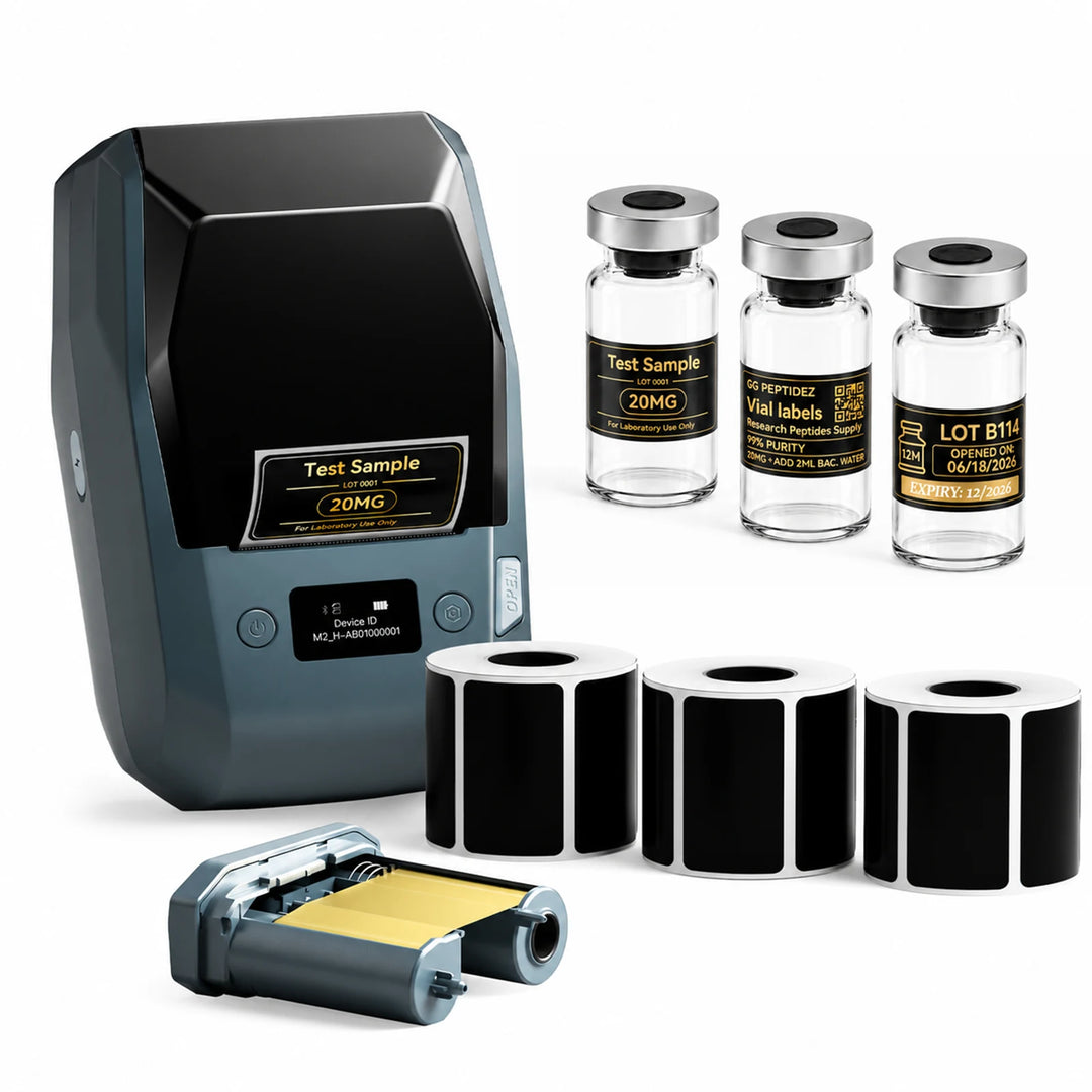 NIIMBOT M2 2-Inch Label Maker for Vial Bottle Labels, Lab Storage & Sample Organization