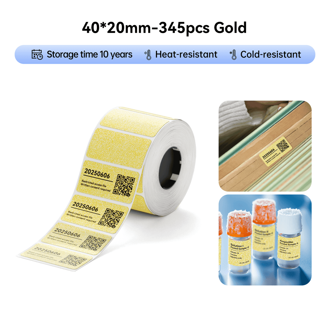 NIIMBOT M3 Inkless Label Maker, Bluetooth Color Thermal Transfer Printer for Shipping