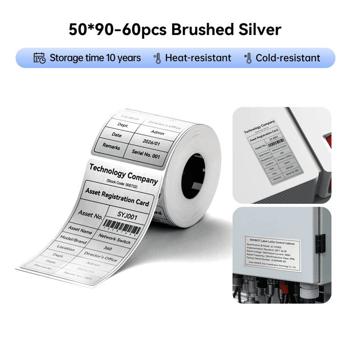 NIIMBOT M3 Inkless Label Maker, Bluetooth Color Thermal Transfer Printer for Shipping