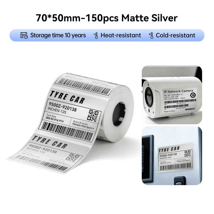 NIIMBOT M3 Inkless Label Maker, Bluetooth Color Thermal Transfer Printer for Shipping