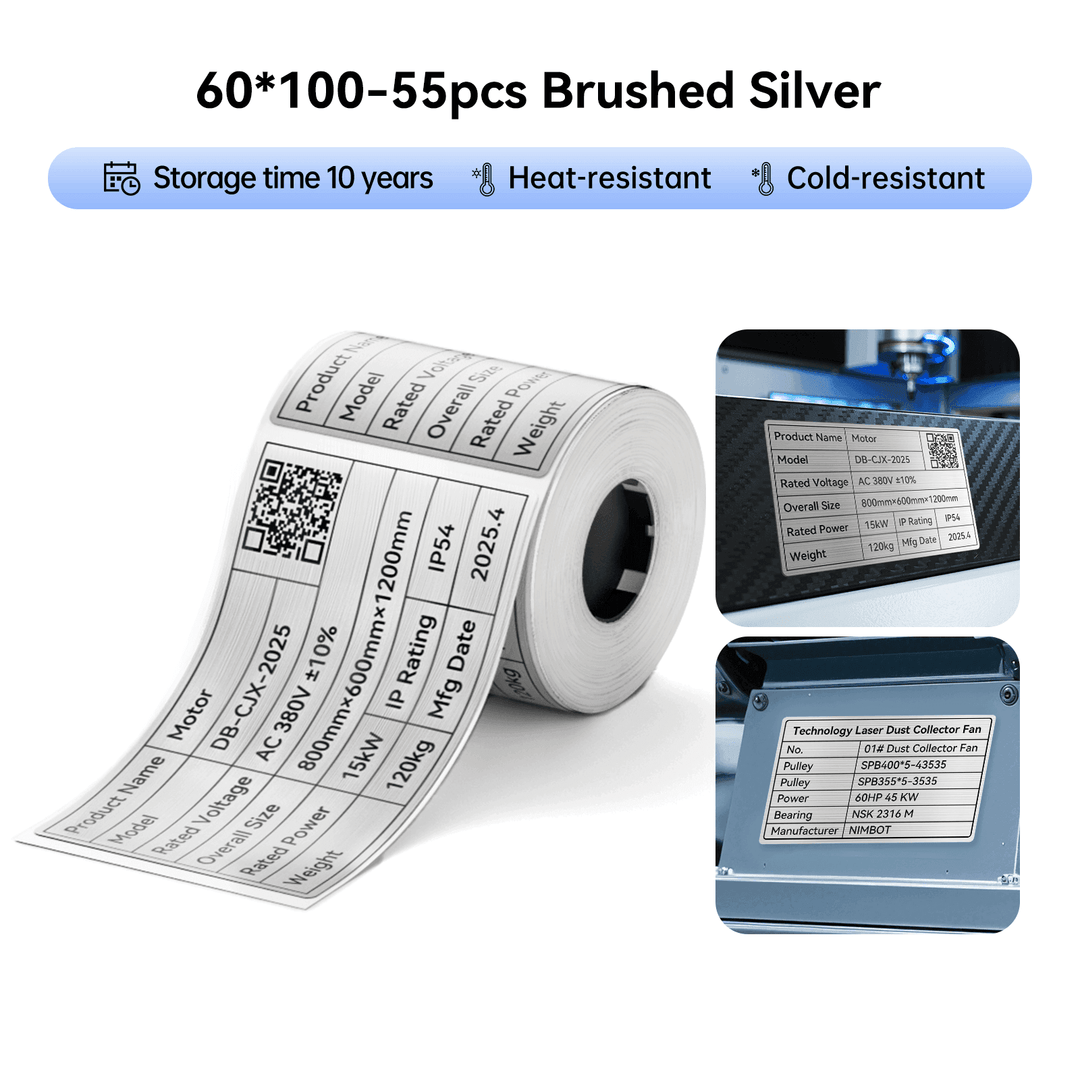NIIMBOT M3 Inkless Label Maker, Bluetooth Color Thermal Transfer Printer for Shipping
